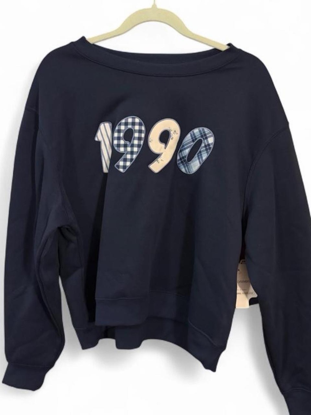 Navy 1990 Graphic Sweatshirt - Women Sweater